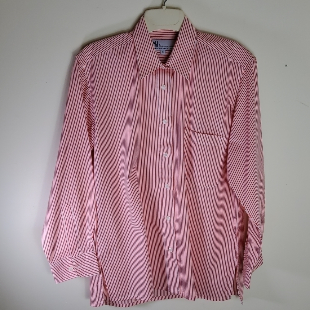 Mili Design STRIPE LONG SLEEVE BLOUSE Size Sm